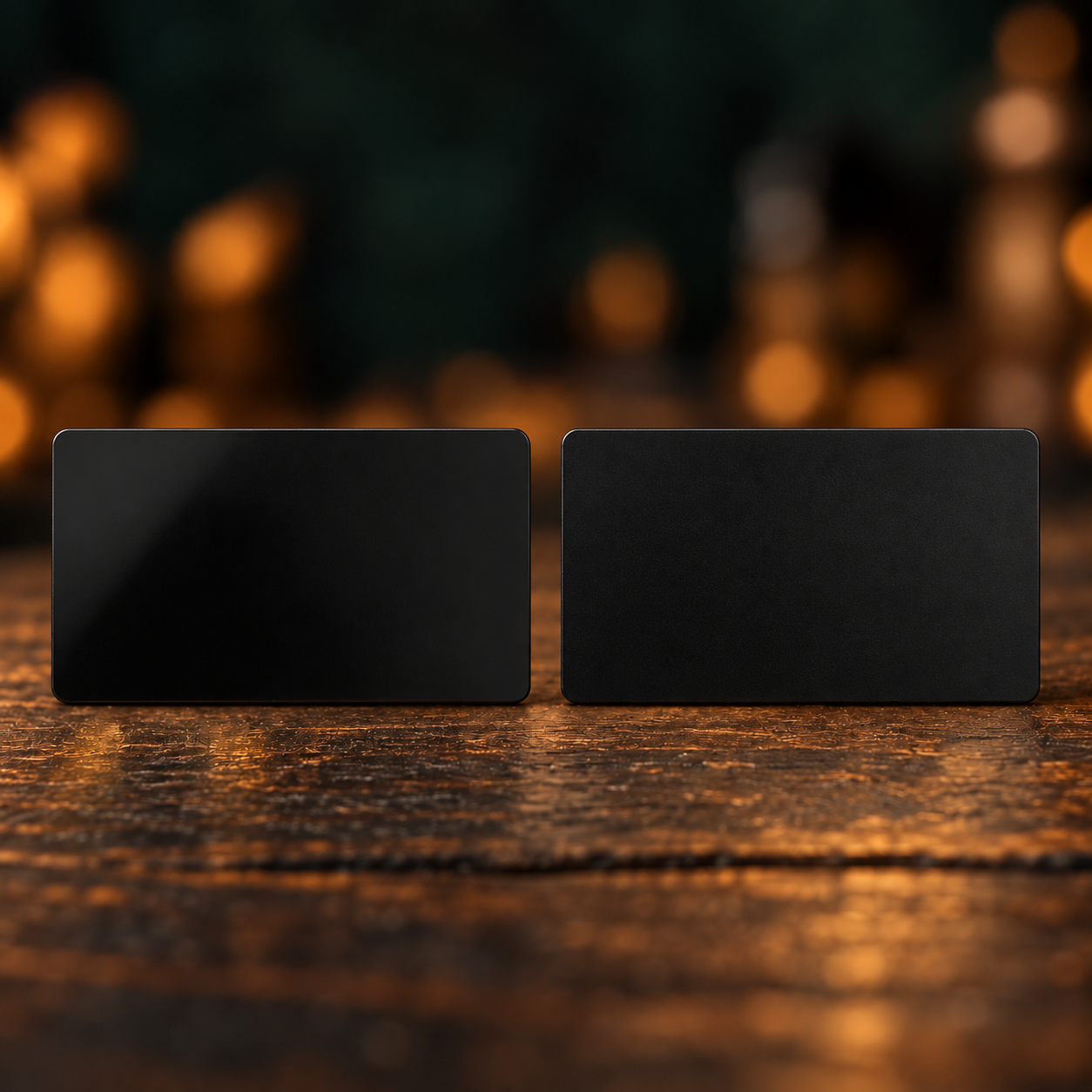 Custom engraved business cards by Emberline