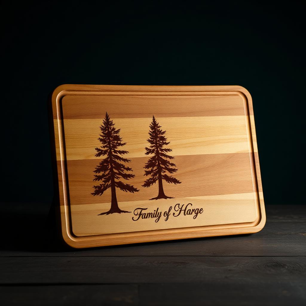 Engraved cutting boards by Emberline